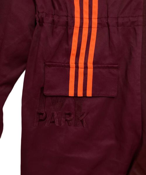 adidas（アディダス）adidas (アディダス) ジャンプスーツ ボルドー サイズ:J：Mの古着・服飾アイテム