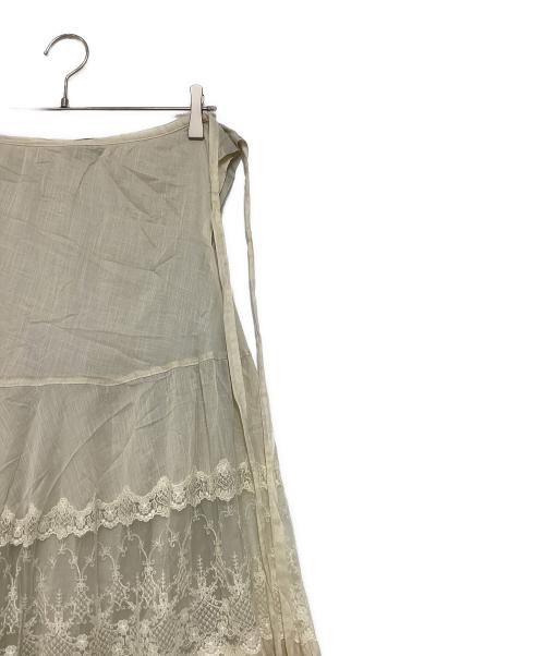 L'appartement（アパルトモン）L'appartement (アパルトモン) レースロングスカート ベージュ サイズ:Freeの古着・服飾アイテム