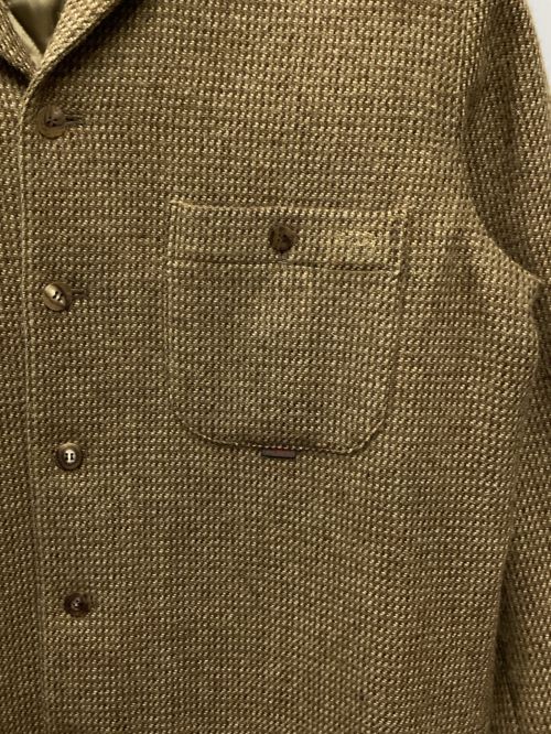 PAPAS（パパス）PAPAS (パパス) ウールジャケット ブラウン サイズ:Lの古着・服飾アイテム