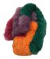 tsumori chisato (ツモリチサト) ファーマフラー マルチカラー：8000円