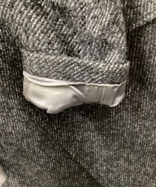 EPOCA UOMO（エポカ ウォモ）EPOCA UOMO (エポカ ウォモ) リングツイードチェスターコート ブラック サイズ:48の古着・服飾アイテム