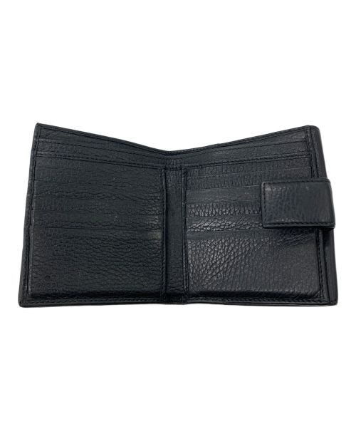 GUCCI（グッチ）GUCCI (グッチ) GGマーモント コンパクトウォレット ブラックの古着・服飾アイテム