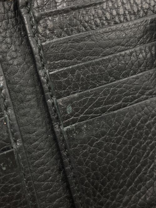 GUCCI（グッチ）GUCCI (グッチ) GGマーモント コンパクトウォレット ブラックの古着・服飾アイテム