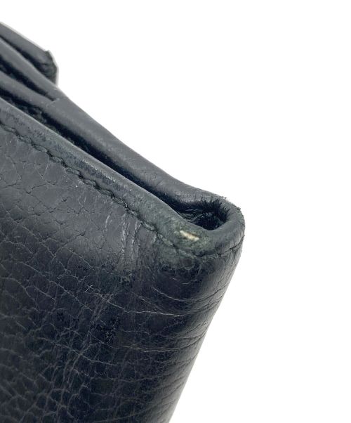 GUCCI（グッチ）GUCCI (グッチ) GGマーモント コンパクトウォレット ブラックの古着・服飾アイテム