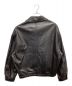 LIDnM (リドム) レザージャケット ブラック サイズ:L：6000円