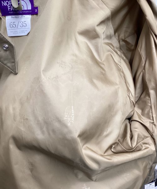 THE NORTHFACE PURPLELABEL（ザ・ノースフェイス パープルレーベル）THE NORTHFACE PURPLELABEL (ザ・ノースフェイス パープルレーベル) BEAMS (ビームス) 別注 Field jacket ベージュ サイズ:Mの古着・服飾アイテム