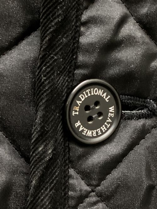 Traditional Weatherwear（トラディショナルウェザーウェア）Traditional Weatherwear (トラディショナルウェザーウェア) キルティングジャケット ブラック サイズ:38の古着・服飾アイテム