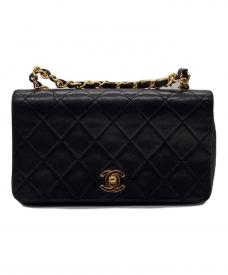CHANELシャネル）の古着「チェーンショルダーバッグ」｜ブラック