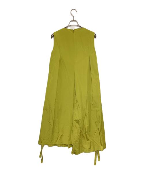 UN3D.（アンスリード）UN3D. (アンスリード) タイプライターロングワンピース イエロー サイズ:Fの古着・服飾アイテム