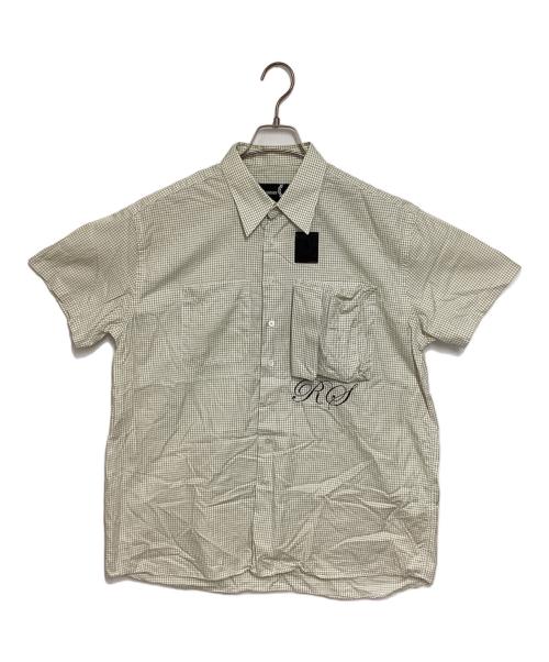 RAF SIMONS（ラフシモンズ）RAF SIMONS (ラフシモンズ) FRED PERRY (フレッドペリー) 半袖シャツ グリーン サイズ:38の古着・服飾アイテム