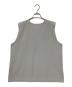 HOMME PLISSE ISSEY MIYAKE (オム プリッセ イッセイ ミヤケ) プリーツVネックベスト グレー サイズ:3：8000円