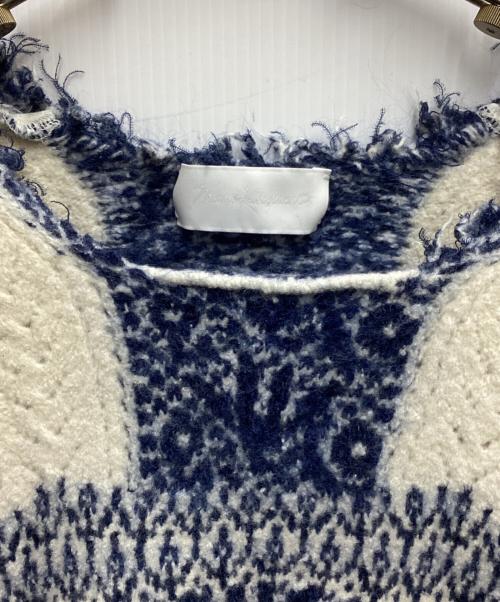 Mame Kurogouchi（マメクロゴウチ）Mame Kurogouchi (マメクロゴウチ) skiers knit ethnic sweater ホワイト サイズ:2の古着・服飾アイテム