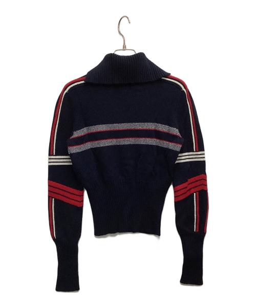 Christian Dior（クリスチャン ディオール）Christian Dior (クリスチャン ディオール) タートルネックニット ネイビー サイズ:40の古着・服飾アイテム