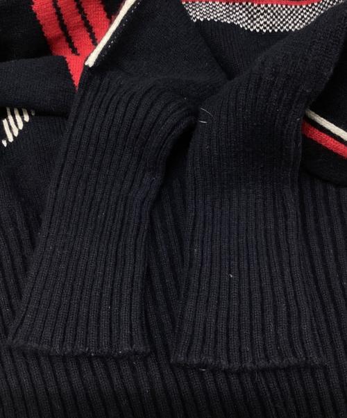 Christian Dior（クリスチャン ディオール）Christian Dior (クリスチャン ディオール) タートルネックニット ネイビー サイズ:40の古着・服飾アイテム