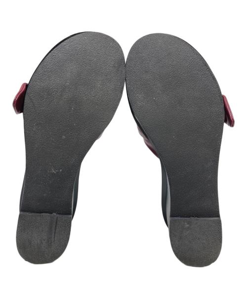 TOGA PULLA（トーガ プルラ）TOGA PULLA (トーガ プルラ) サンダル バーガンディー サイズ:38の古着・服飾アイテム