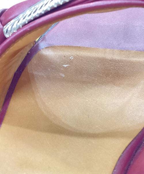 TOGA PULLA（トーガ プルラ）TOGA PULLA (トーガ プルラ) サンダル バーガンディー サイズ:38の古着・服飾アイテム