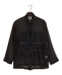 Loungedress（ラウンジドレス）の古着「オーガンジーM65」｜ブラック