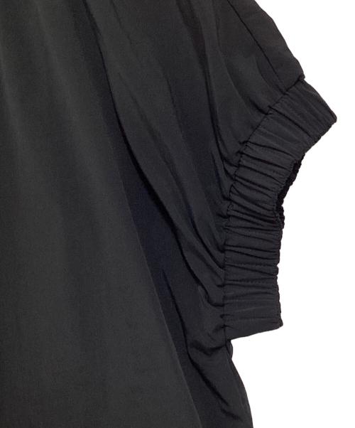 UN3D.（アンスリード）UN3D. (アンスリード) ネックギャザーブラウス ブラック サイズ:Freeの古着・服飾アイテム