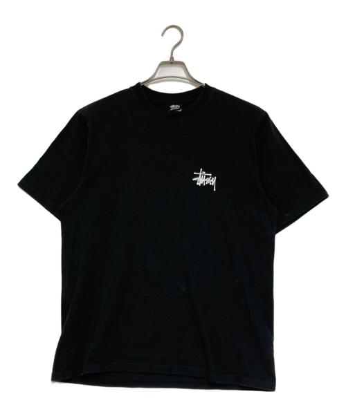stussy（ステューシー）stussy (ステューシー) プリントTシャツ ブラック サイズ:Mの古着・服飾アイテム
