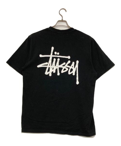 stussy（ステューシー）stussy (ステューシー) プリントTシャツ ブラック サイズ:Mの古着・服飾アイテム