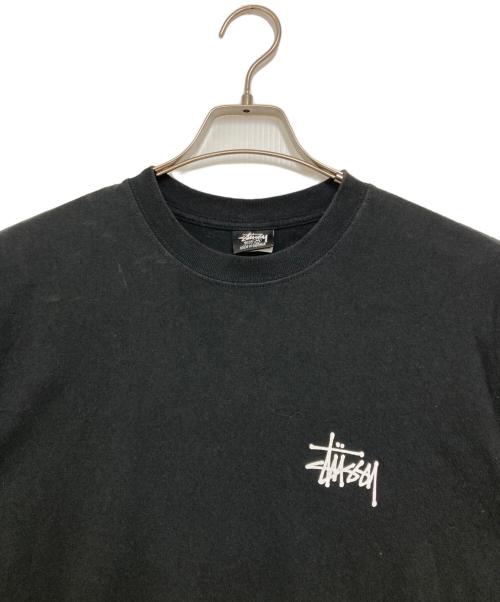stussy（ステューシー）stussy (ステューシー) プリントTシャツ ブラック サイズ:Mの古着・服飾アイテム