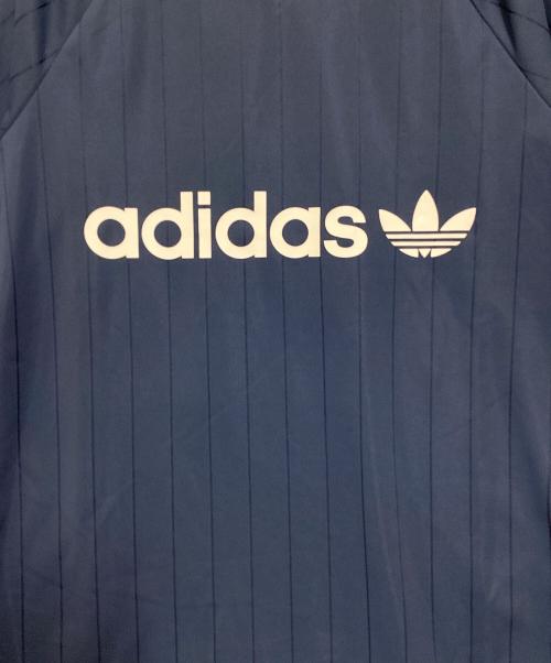 adidas（アディダス）adidas (アディダス) M STRIPE JERSEY TEE ブルー サイズ:Lの古着・服飾アイテム