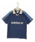 adidas（アディダス）の古着「M STRIPE JERSEY TEE」｜ブルー