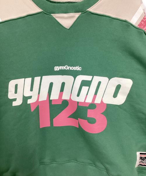 RRR123（リヴィントンロイレビス）RRR123 (アールアールアールワンツースリー) AGAPE CREWNECK グリーン サイズ:記載無しの古着・服飾アイテム