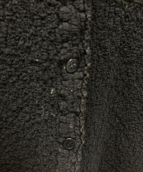 me ISSEY MIYAKE（ミーイッセイ ミヤケ）me ISSEY MIYAKE (ミーイッセイ ミヤケ) プリーツカーディガン ブラック サイズ:不明の古着・服飾アイテム