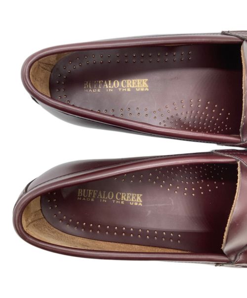 BUFFALO CREEK（バッファロークリーク）BUFFALO CREEK (バッファロークリーク) コインローファー ブラウン サイズ:11の古着・服飾アイテム