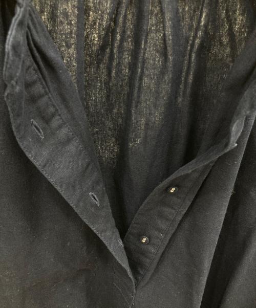 nop de nod（ノップドゥノッド）nop de nod (ノップドゥノッド) リネン混シャツワンピース ネイビー サイズ:Mの古着・服飾アイテム