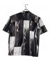 EVISEN (エビセン) グラフィックオープンカラーシャツ ブラック×ホワイト サイズ:M：5000円