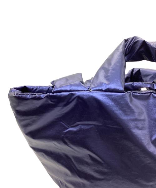 null.（ヌル）null. (ヌル) PUFFY NYLON MINI TOTE BAG ネイビーの古着・服飾アイテム