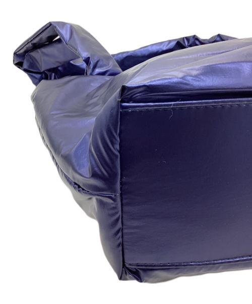 null.（ヌル）null. (ヌル) PUFFY NYLON MINI TOTE BAG ネイビーの古着・服飾アイテム