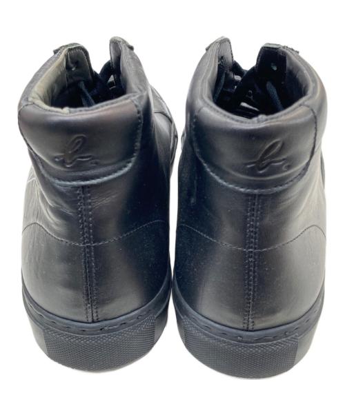 agnes b homme（アニエスベーオム）agnes b homme (アニエスベーオム) ハイカットスニーカー ブラック サイズ:42の古着・服飾アイテム