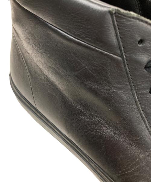 agnes b homme（アニエスベーオム）agnes b homme (アニエスベーオム) ハイカットスニーカー ブラック サイズ:42の古着・服飾アイテム