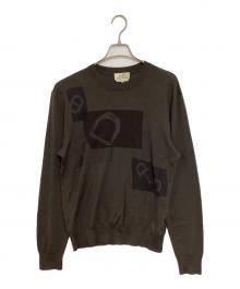 HERMES（エルメス）の古着「シルク混カシミヤニット」｜ブラウン