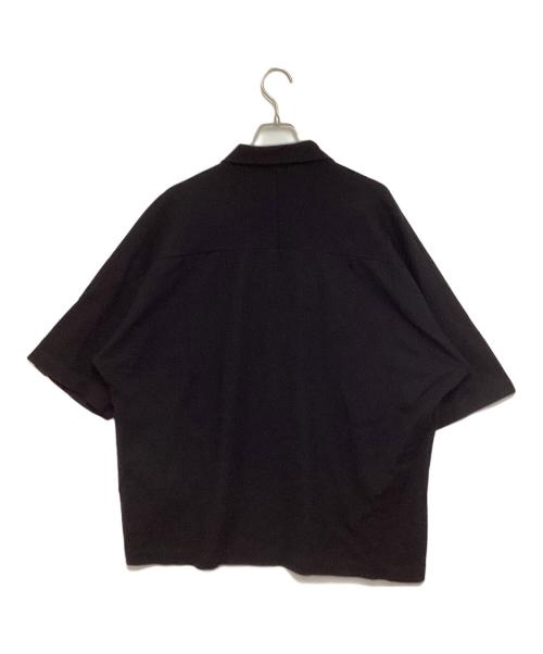 N.HOOLYWOOD（エヌ ハリウッド）N.HOOLYWOOD (エヌ ハリウッド) オーバーサイズポロシャツ ブラック サイズ:38の古着・服飾アイテム