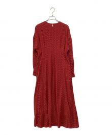 freada（フリーダ）の古着「インドシフリワンピース」｜レッド