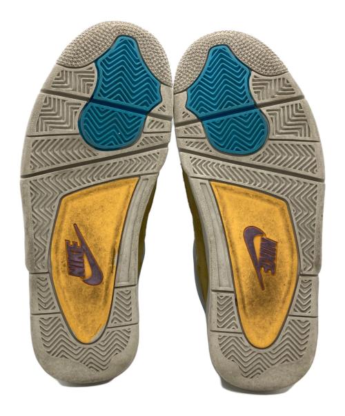 NIKE（ナイキ）NIKE (ナイキ) UNION (ユニオン) AIR JORDAN 4 RETRO SP カーキ×パープル サイズ:US8の古着・服飾アイテム