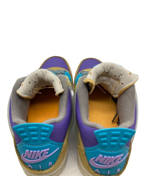 NIKE（ナイキ）NIKE (ナイキ) UNION (ユニオン) AIR JORDAN 4 RETRO SP カーキ×パープル サイズ:US8の古着・服飾アイテム