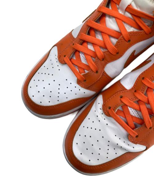 NIKE（ナイキ）NIKE (ナイキ) DUNK HI RETRO オレンジ×ホワイト サイズ:26.5㎝の古着・服飾アイテム