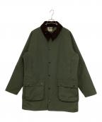 Barbourバブアー）の古着「GAMEFAIR 2 ノンワックスコート」｜カーキ