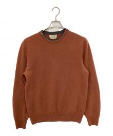 HERMES（エルメス）の古着「H刺繍カシミヤニット」｜ブラウン