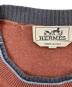 中古・古着 HERMES (エルメス) H刺繍カシミヤニット ブラウン サイズ:M：31000円