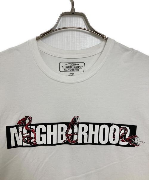 NEIGHBORHOOD（ネイバーフッド）NEIGHBORHOOD (ネイバーフッド) RATTLESNAKE Tee（ラトル スネークティー） ホワイト サイズ:XLの古着・服飾アイテム