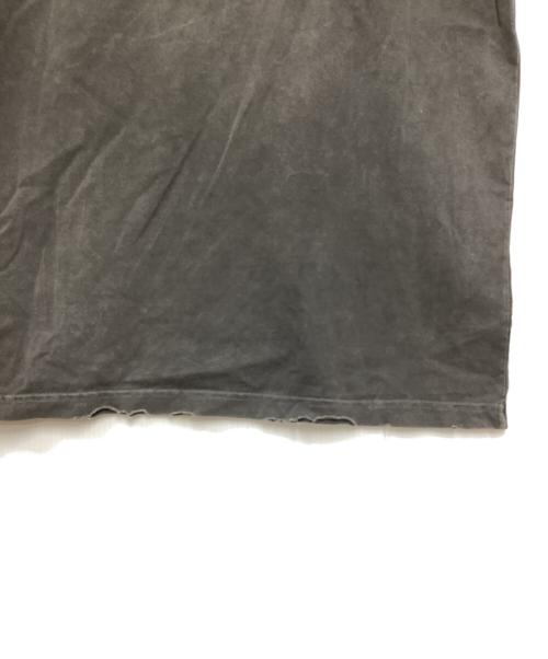 ROSE IN GOOD FAITH（ローズイングッドフェイス）ROSE IN GOOD FAITH (ローズイングッドフェイス) ダメージ加工Tシャツ グレー サイズ:XSの古着・服飾アイテム