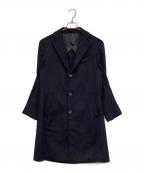 LARDINIラルディーニ）の古着「カシミヤチェスターコート」｜ネイビー