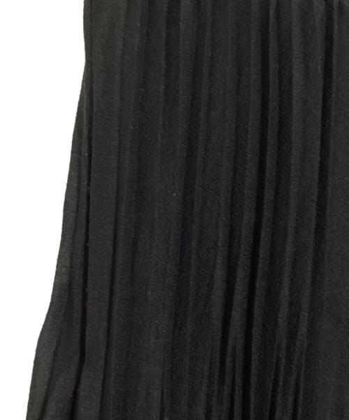 ANAYI（アナイ）ANAYI (アナイ) スパンオーガンジープリーツスカート ブラック サイズ:38の古着・服飾アイテム