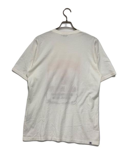 Hysteric Glamour（ヒステリックグラマー）Hysteric Glamour (ヒステリックグラマー) WHISKY LABEL刺繍 Tシャツ ホワイト サイズ:Mの古着・服飾アイテム